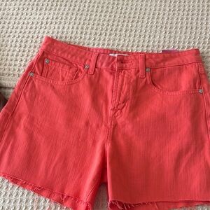 7 For All Mankind Coral Jean Shorts
